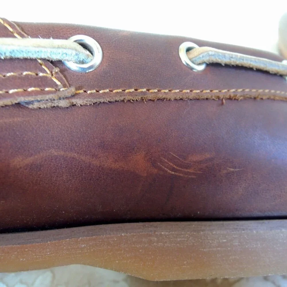 Timberland Men's Brown Classic 2-Eye Boat Shoes 9.5